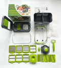 Multifunctional Vegetable Cutter 11 12 14 15 22-Piece Set Vegetable Food Slicer With Storage Box