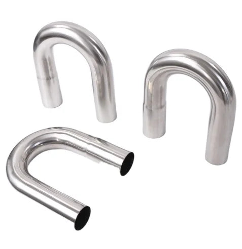 0-180 Degree Mandrel Bend Aluminum Elbows Silver