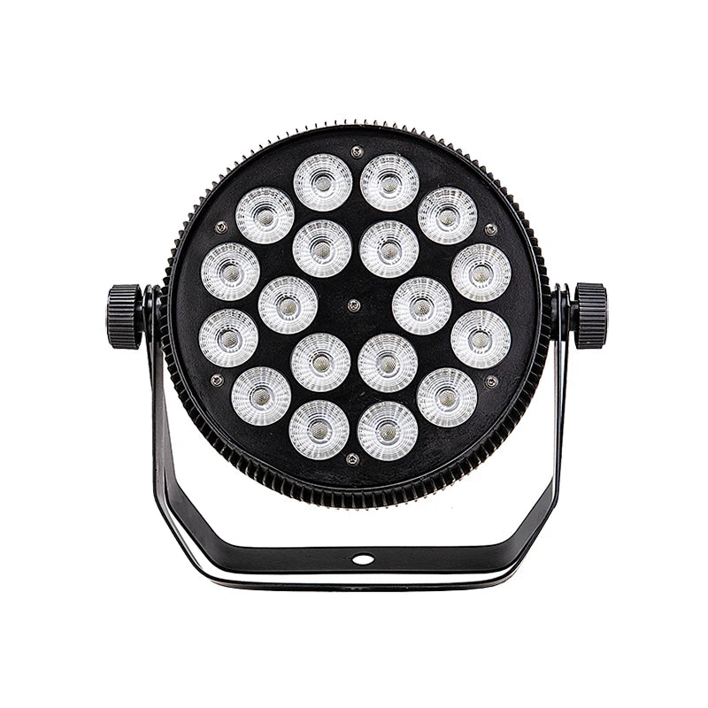 Flat Aluminium 18*10W RGBW LED Par Stage Light for DJ Disco Wedding Lights