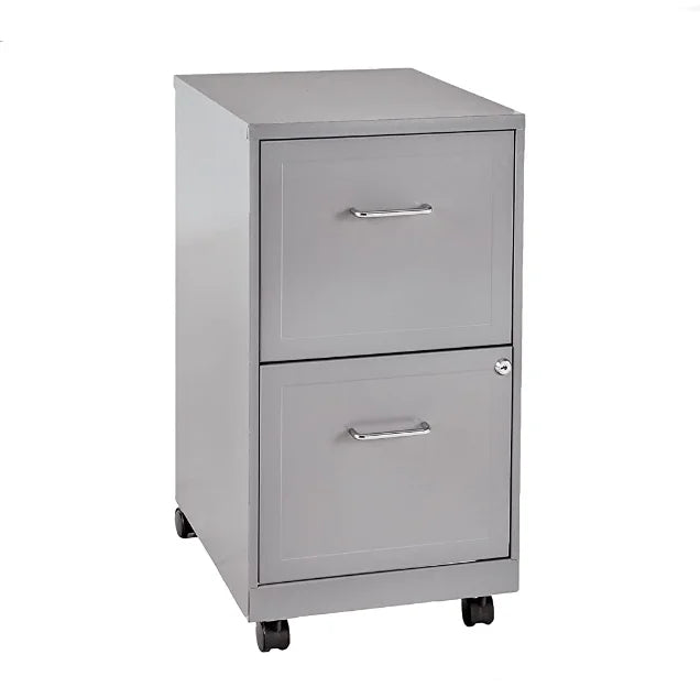 2-Drawer Hot Selling Modern Office Furniture Industrial Steel Movable Metal File Storage Cabinet for School & Gym Use