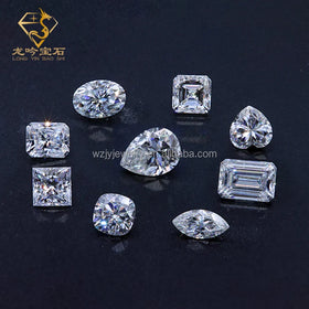 Round/Oval/Square/Cushion/Pear/Heart/Radiant/Asscher/Emerald Cut DEF Moissanite Diamond Loose Gems Moissanite Gemstones