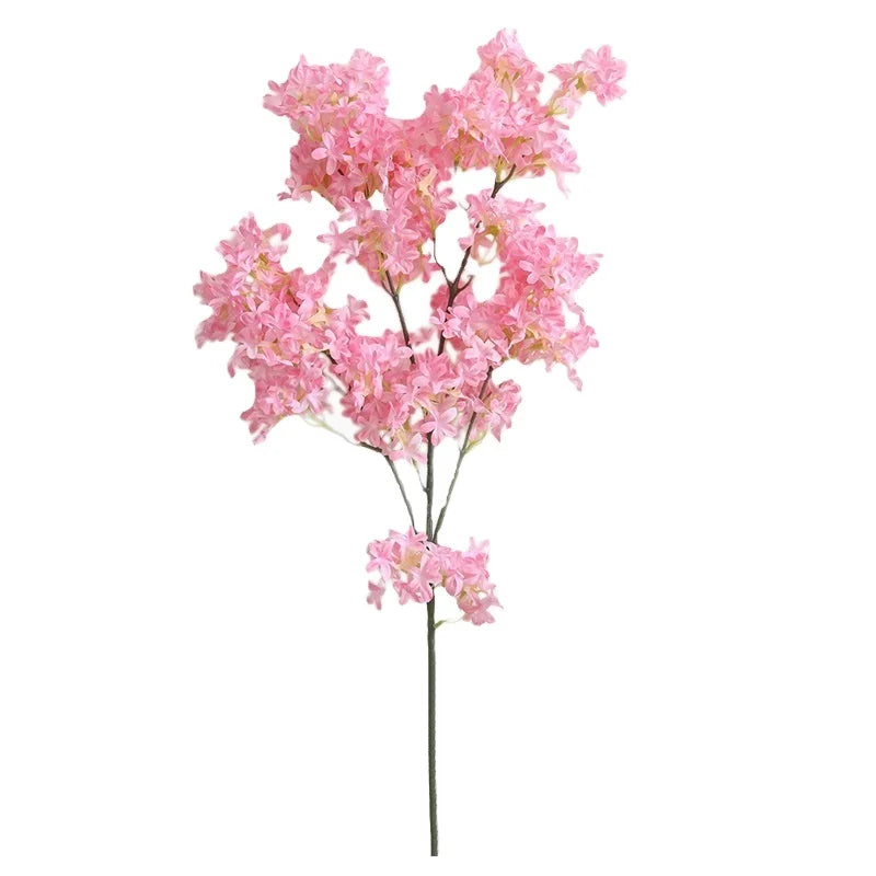 95cm 3 Branch Artificial Sakura Artificial Flowers Cherry Blossom Branches for Wedding Table Centerpieces