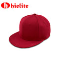 Customized Performance Sporty Snapback Baseball Cap with Red Hat Monogram Embroidery & Custom Logo on Back