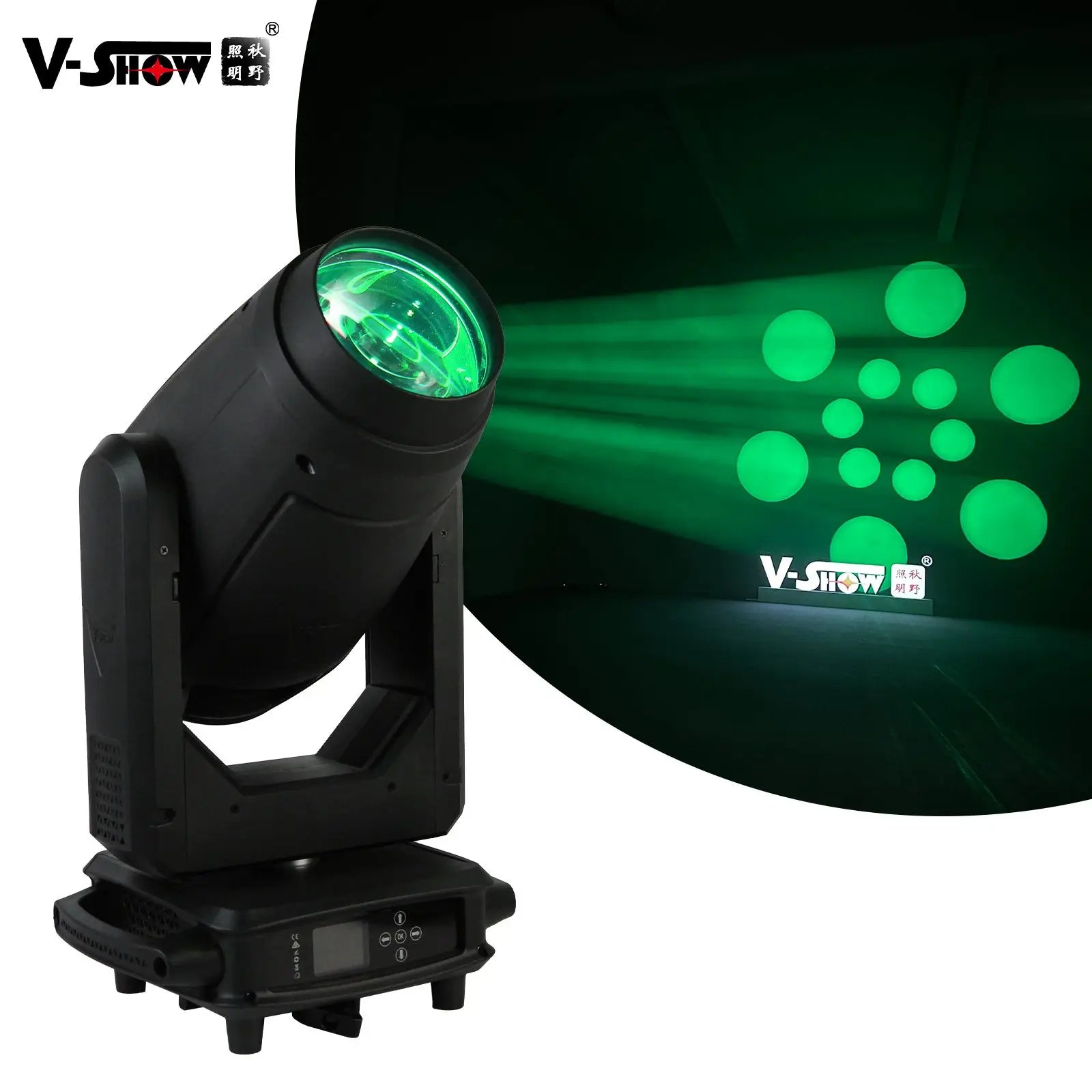 VSHOW S712 450w Hybrid CMY CTO 3in1 Beam Spot Wash 450W Sharpy Dj Club Led Moving Heads Light