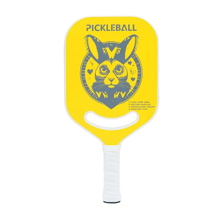 USAPA Approved Carbon Fiber Pickleball Paddle Thermoformed Edgeless Textured Racket for Outdoor Sports Portable Honeycomb PP