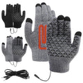 Electric Heated Gloves USB Heated Gloves Touch Screen Heating Unisex Thermal Mittens for   Fishing Motorcycle Cycling Hand Care