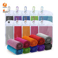 Custom Logo Color Printed Microfiber Magic Key Sweat Cooling Gym Towel Quick-Dry for Outdoor Workouts Super Sport Adults