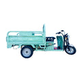 Electric 1 Ton Cargo & Utility Trailer High Power Solar Panel 3-Wheel Dumper Truck with Cabin for Ice Cream & Food Delivery