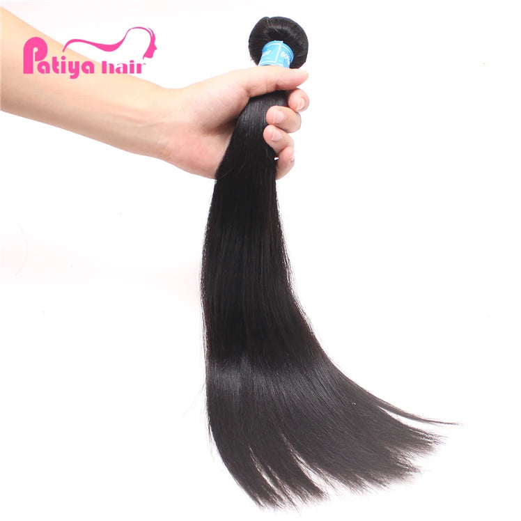 Color Natural 1b Cuticle Aligned Bone Straight Virgin Hair Best 12a Unprocessed Raw Indian Hair Bundles Vendor PayPal Accept