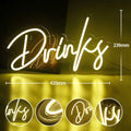 Wholesale Advertising Illuminated Coffee Led Neon Made Led Sign Electronic Led Light Custom Drink Neon Sign