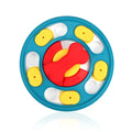 Interactive New Rotary Slow Food Bowl Dog Training Educational Toys Squeaky Bite-Resistant Pet Toys Feeder Chewing Toy for Dog
