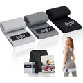 Custom Logo Fabric Bands Fitness Polyester Cotton Anti Slip Gym  Resistance Fabric Fitness Exercise