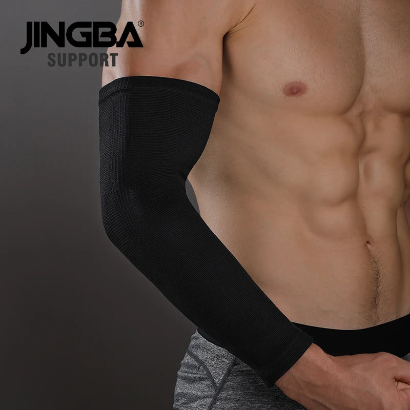 JINGBA Source Factory Elbow Support for Weightlifting Tendonitis Reduce Elbow Pain Golfers Elbow Treatment Arthritis Workouts
