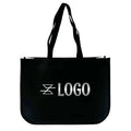 Custom Eco-Friendly Tote Non-Woven Bag with Hot Curved Corners Recycled Letter Pattern Laminated Finish for Shopping