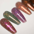 HONEY GIRL Shinny Bling Diamond Gel Nail Polish OEM Wholesale Fluorescent Reflective Glitter Gel Polish for DIY