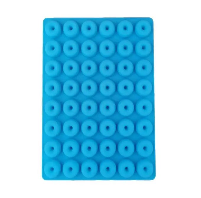 Promotion 48-Cavity Mini Donut Ring Eco-Friendly High-quality Silicone Gummy Mold Cake Tools for Chocolate & Candy Making