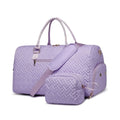 Fashionable 50L Gym Bag with Shoe Compartment Hospital Labor Delivery Overnight Travel Weekender Duffle Bag with Zipper Closure