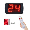Outdoor Use Red LED Display Electronic 99 Days Count Counter Digital Basketball 24s Shot Clock with Remote Control