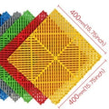Factory Wholesale Modern PP Decking Gratings Anti-Slip Waterproof Indoor Garage Floor Tiles with Click Lock System