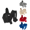 Custom Logo Men Tracksuits Two Piece Pants Sets Zipper Jacket Jogging Pants Fall Winter Jogger Set Casual Sports Men's Clothes
