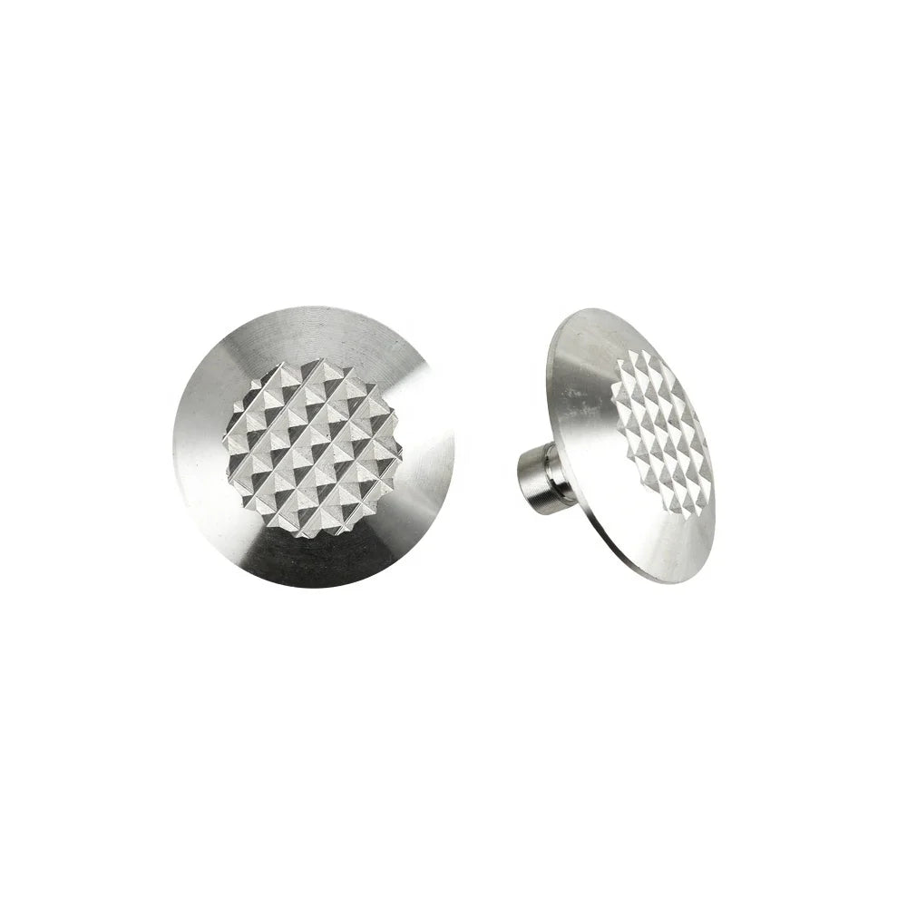 RY RY-DS127 316L Stainless Steel Tactile Indicators Stud Nail 25mm Domes for Blinds Anti-slip 5-Year Warranty Supermarket Use