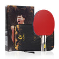 Loki R7 Professional Grade Ping Pong Paddle Racket Fast Attack Carbon Fiber Table Tennis Bat With Carrying Case