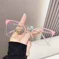 H7183 Metal Anti Reflection Glasses Women Oversized Newest Anti Blue Light Glasses Frame Glasses Factory 2026