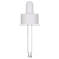 Transparent Glass Dropper Bottle in 30ml 50ml 10ml Sizes Plastic DROPPER for Hair Oil Essence Oil 13mm 15mm 18mm 20mm 24mm Sizes