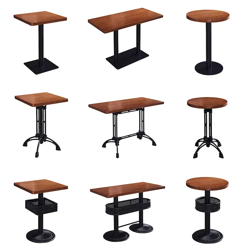 New Product Luxury Marble Restaurant Tables Cafe Metal Basesquare Quartz Bistro Marble Top Dining Table