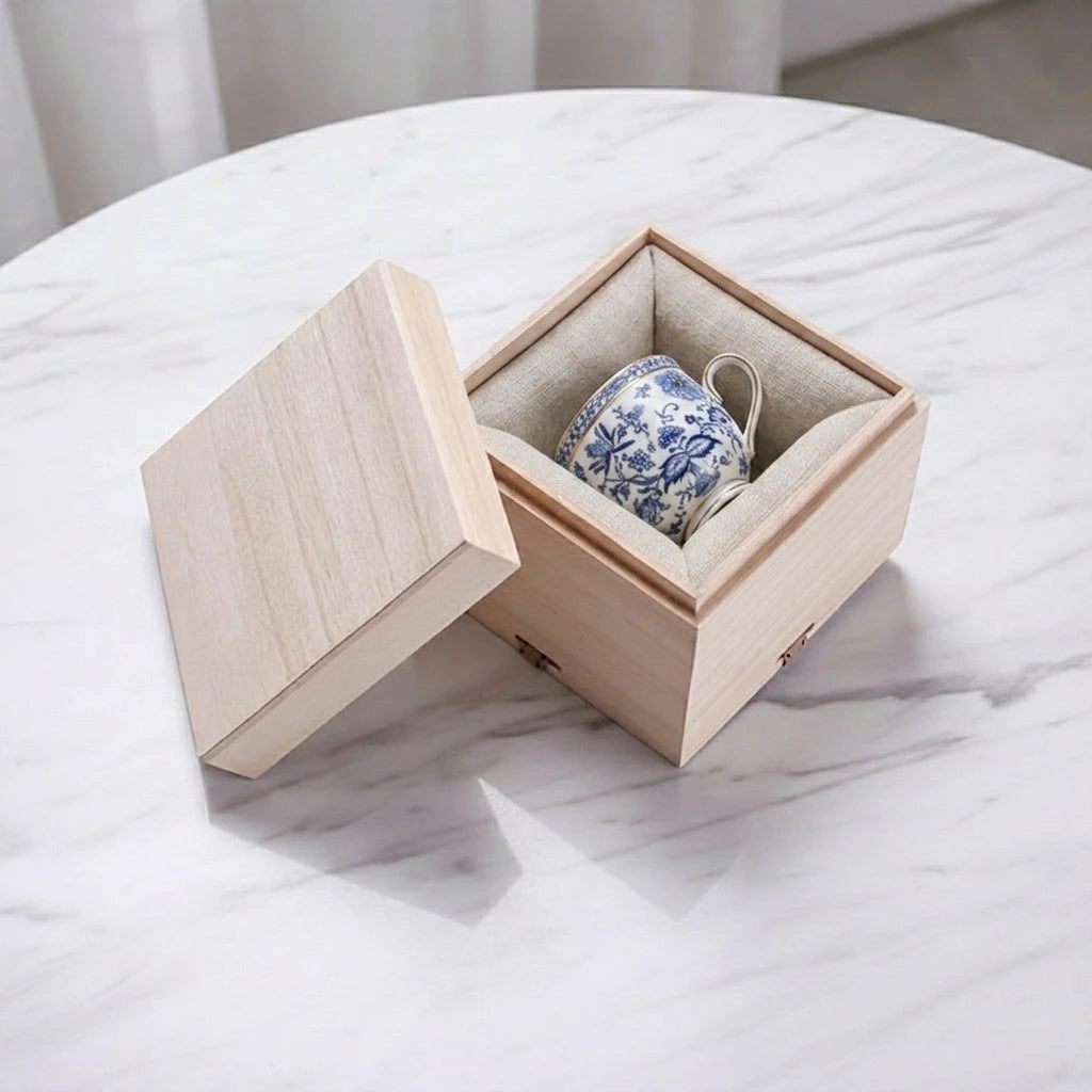 Custom Eco-Friendly Paulownia Wooden Storage Box for Jewelry Packaging Display Rectangle Shape Silk Screen Printing
