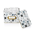 White Colorful Metal Card Decorative Recipe Box square Paper Box Packaging
