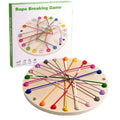 2026 New Montessori Brainy Knots Rope Untangling Table Logic Puzzle Board Game Educational Learning Gift Toys for Kids Adults