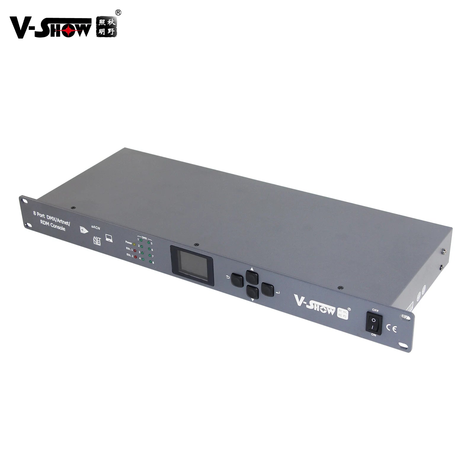 VSHOW ARD08 Shipping From Euro ArtNet DMX Controller 8 Port Network Converter Input 8*512 Channel Output Controller