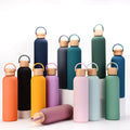 Wholesale Custom Logo Label 350 500 750 Ml Modern Sport Double Wall Vacuum Bottle Bpa Free Water Bottle Small Mouth