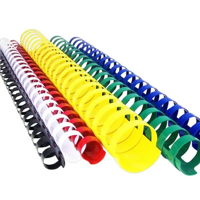 6mm 21-Hole Comb Binding Apron SPIRAL COMB BINDING Plastic Combs Ring Spiral Binders for Binding Book Spiral Ring
