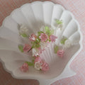 Lily Flower Charm Flower Charms Acrylic Small Spring Floral Bell Leaves Lilies for Jewelry Phone Chain Making DIY Crafts
