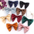 Large Bow Ties Men Tie Collar Black Butterfly Wedding Big Silk Bowtie MegaBDM