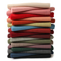 Designer Luxury Fashion Winter Ladies Wool Scarf Stoles Custom Embroidery logo Women Plain Color Wool Scarves Shawl for Women
