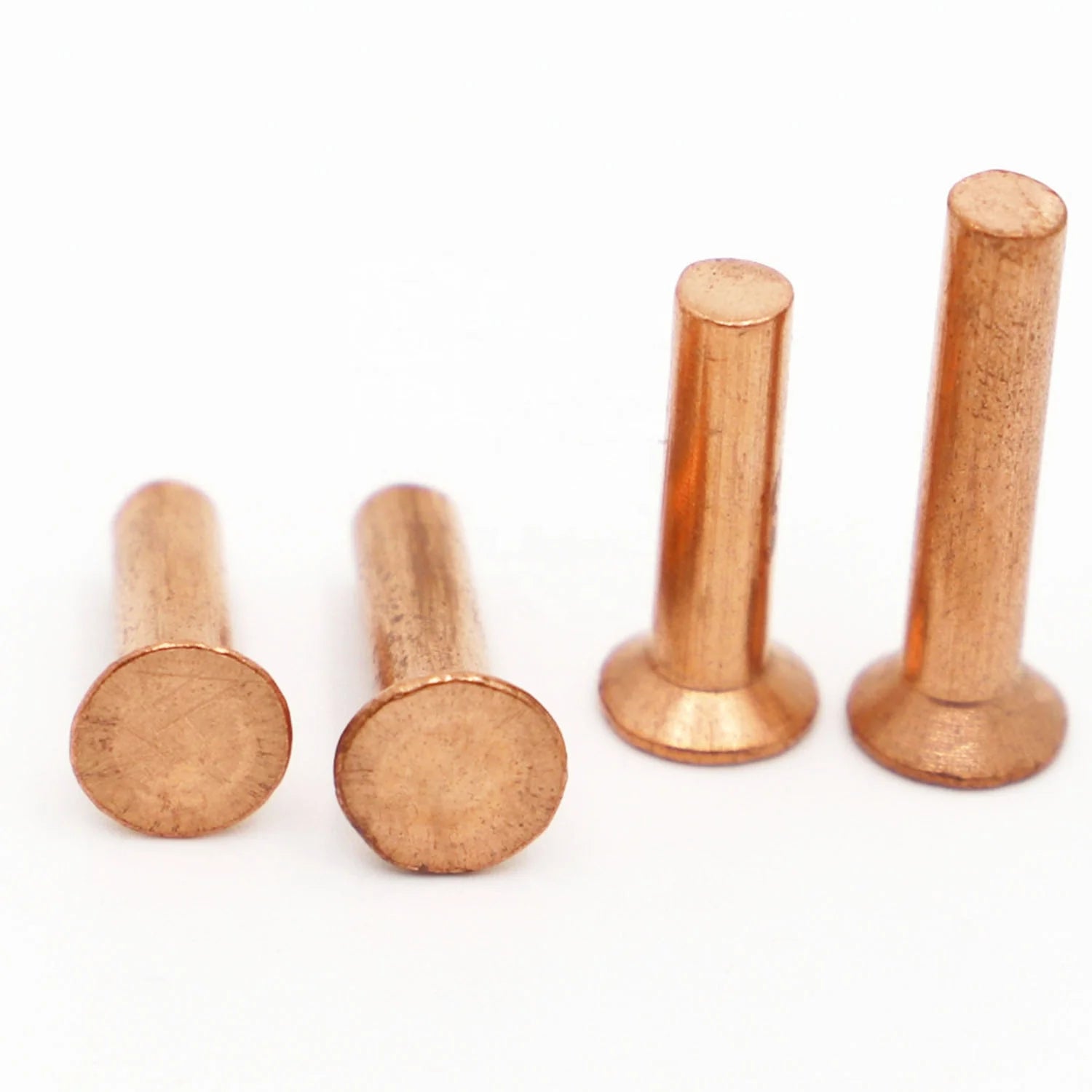 GB869 Solid Copper Countersunk Head Rivets DIN661 M2.0 M2.5 M3 M4 M5 M6 M8 Solid Copper Countersunk Head Solid Rivets