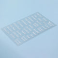Custom High Quality Clear Transparent Sticker Sheet Digital Fast Sticker Manufacturer Kiss Cut Label Sticker Sheet