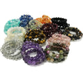 Multi-Color 3mm Faceted Round Gemstone Beaded Rings Bohemian Jewelry for Women Wholesale