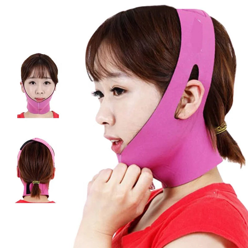 Adjustable V Facial Strap Care Tool V Line Elastic Compression Face Lifting Shaper