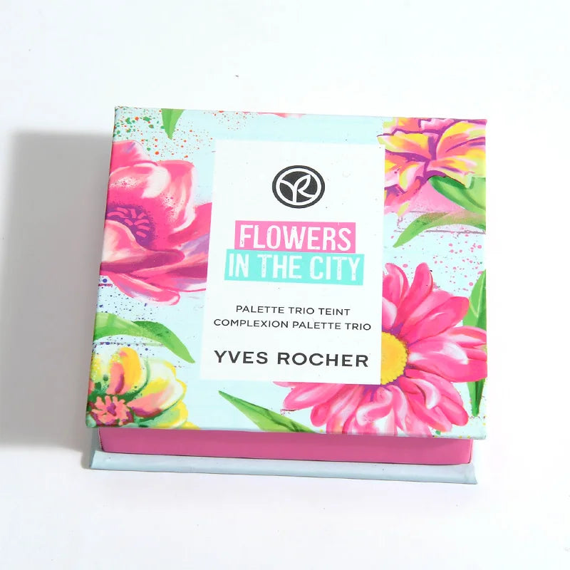 Hot Sale Design Flip Top Cardboard Paper Cosmetic Palette Packaging Box with Magnetic Best for Eyeshadow Powder