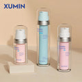 Unique 15ml 30ml 50ml Refillable Airless Cosmetic Pump Bottles Double Wall Premium Replaceable Lotion Bottle