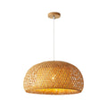 Modern Natural Bamboo Pendant Simple Creative Art Style New Chinese Balcony Bedroom Aisle Entrance Dining Room Lights