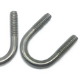 DIY Grade Titanium U Bolt with Bright Finish UNC Thread and Round Head