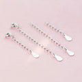 Individual Extend Chain 925 Sterling Silver Extension Chain for Bracelet Necklace