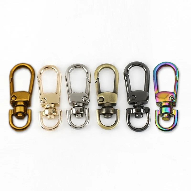Meetee BF164 8x41mm Alloy Key Chain Rotating Hanging Buckle Handbag Accessories Bag Strap Lobster Clasp