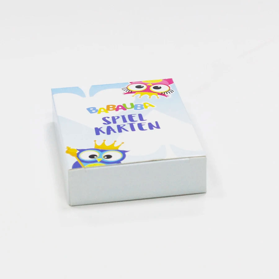 Wholesale Custom Eco-Friendly Paper Educational Cards with Embroidered Logo for Playing Custom Packaging Included