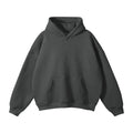 350GSM Custom Heavyweight Cotton Polyester Oversized Fleece Blank Plain Pullover Boxy Hoodies Sweatshirts Manufacturer